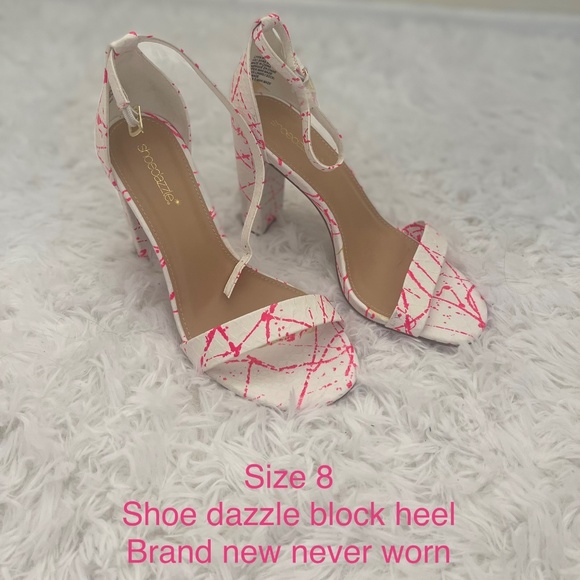 Paint Splatter Heels - Picture 1 of 3